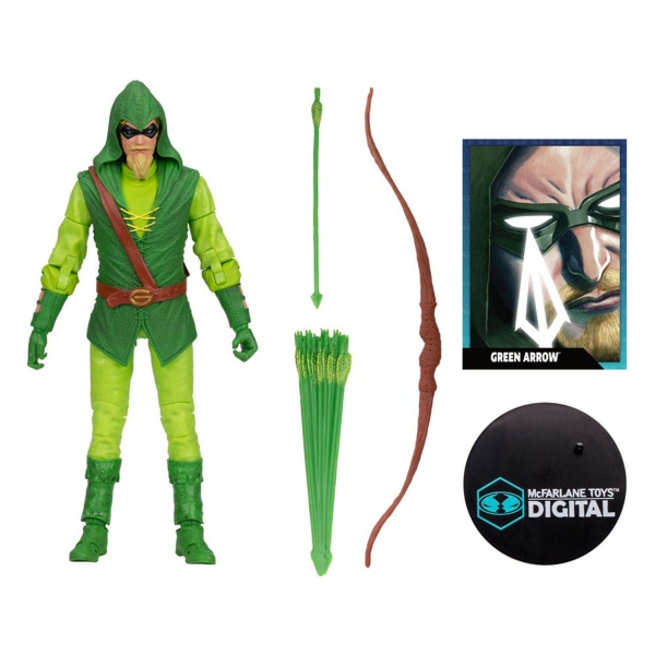 DC Digital Actionfigure "Green Arrow" (Longbow Hunter) von McFarlane